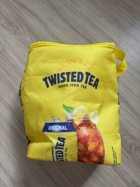 Twisted Tea Yellow Cooler Bag - Twisted Tea Hard Iced Tea